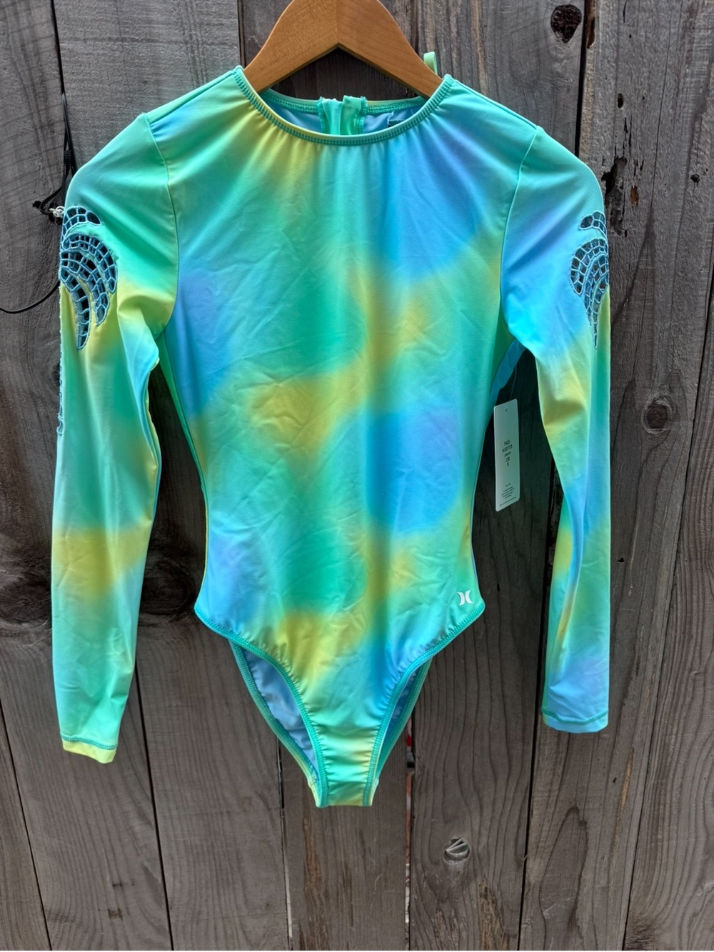 Hurley Sleeve One-Piece Swim Suit